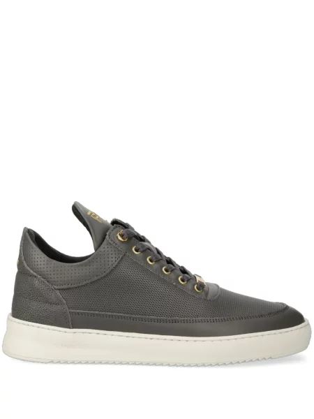 Sneakerși Filling Pieces cu broderie gri