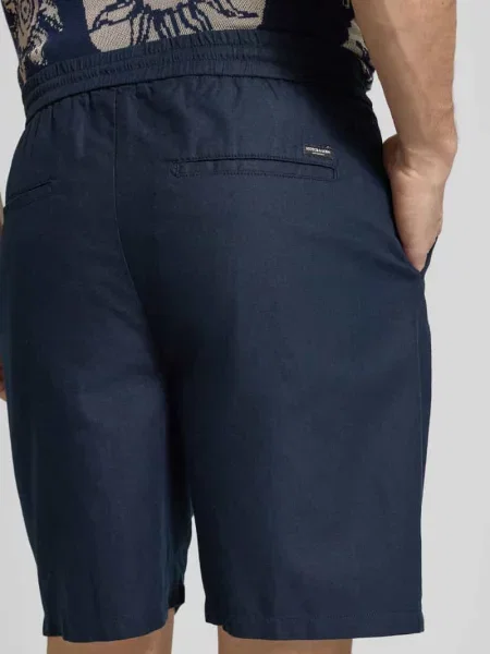 Scotch & Soda Szorty materiałowe Regular Fit granatowy