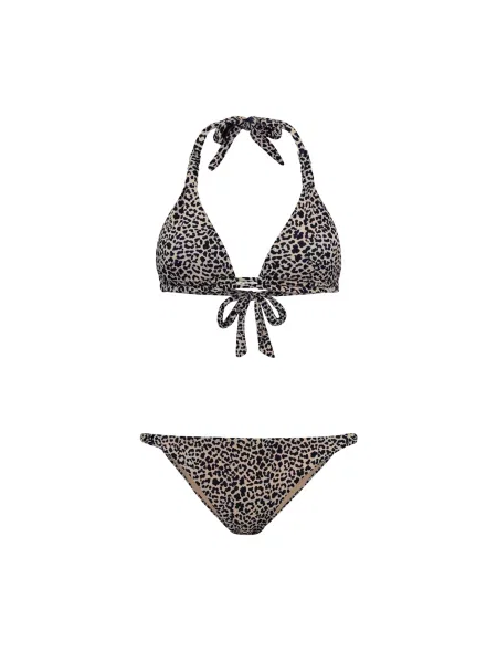 Shiwi Costum de baie două piese BIBI bej negru
