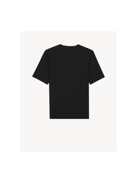 Koszulka Saint Laurent z logo czarna