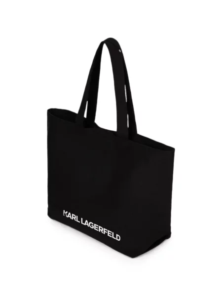 Stras geantă shopper Karl Lagerfeld negru