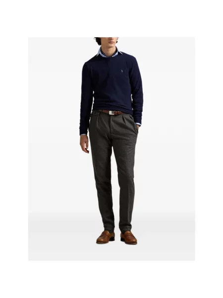 Sweter Polo Ralph Lauren wełniany niebieski