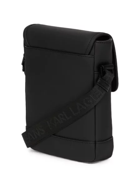 Geantă Karl Lagerfeld Jeans din piele negru