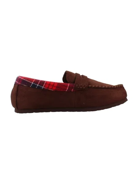 Kockás félcipo Tommy Hilfiger barna