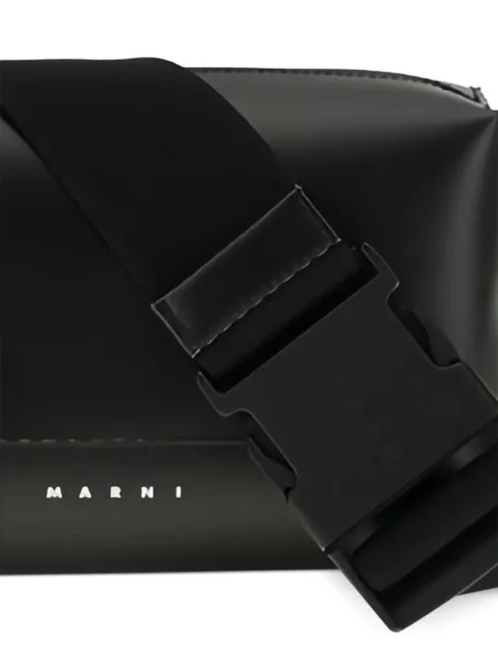 Чанта Marni с катарама черно