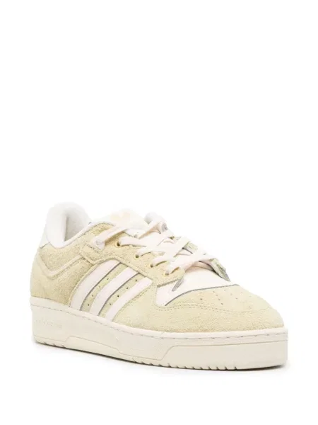 Semišové kalhoty Adidas modré