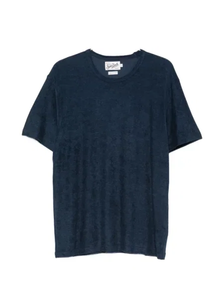 Tricou Mc2 Saint Barth cu broderie albastru