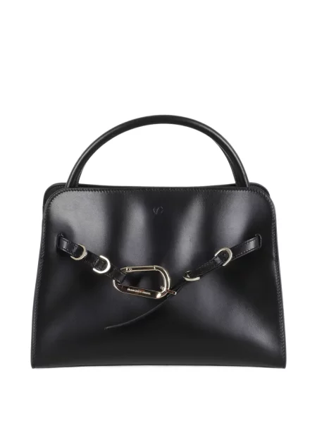 Geantă shopper Francesco Biasia din piele negru