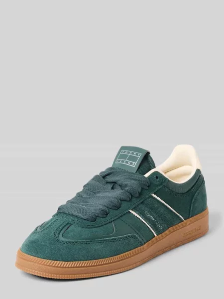 Sneakersy niskie z naturalnej skóry bydlęcej welurowej Tommy Jeans
