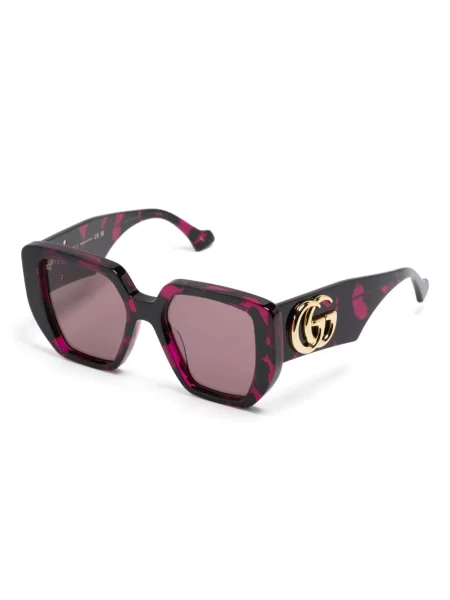 Saulės akiniai Gucci Eyewear violetinė
