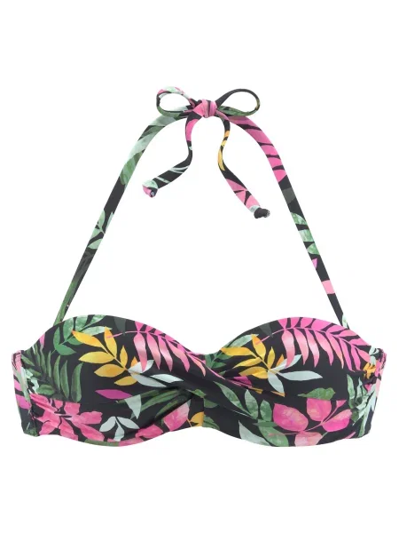 VIVANCE Bikini zgornji del mešane barve črna