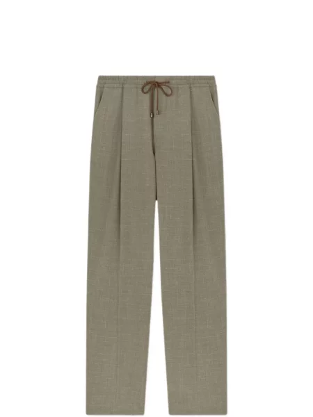 Pantaloni Retori cu cordon gri