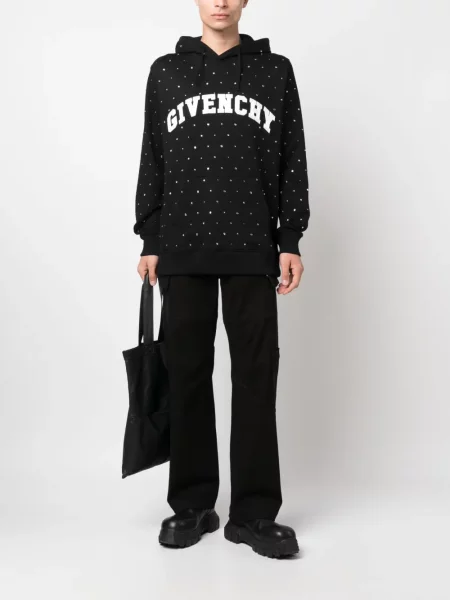 Hanorac cu glugă Givenchy cu imagine negru