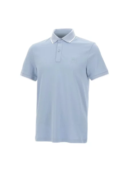 Koszulka polo Boss niebieska