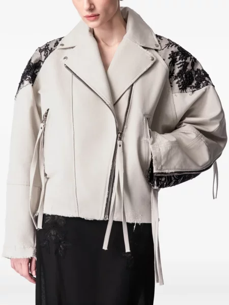 Geacă Article Ten din dantelă