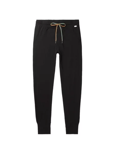 Pantaloni Paul Smith cu dungi cu cordon negru