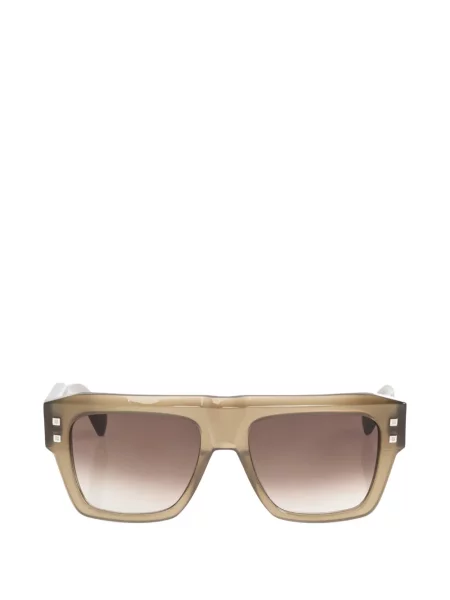 Квадратни слънчеви очила Balmain Eyewear кафяво