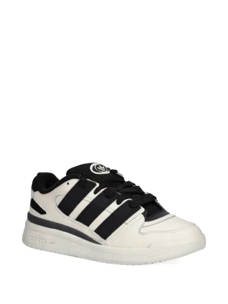 Ριγέ μισό φερμουάρ sneakers Adidas EQT σουέντ μαύρο