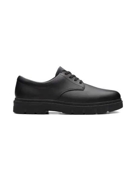 Półbuty dziecięce Clarks czarne