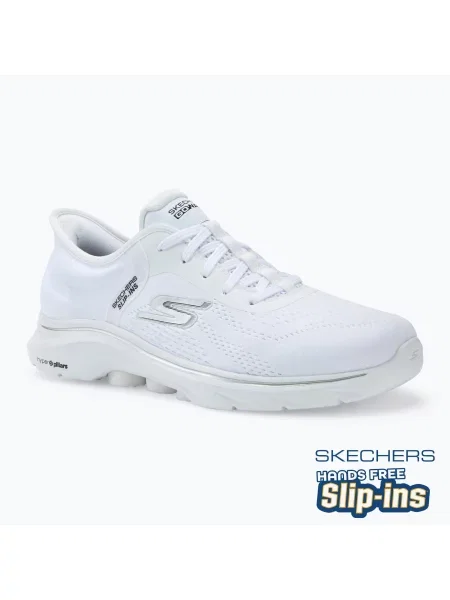Női cipő SKECHERS Go Walk 7 Valin white/black Go Walk 7 Valin WBK fehér