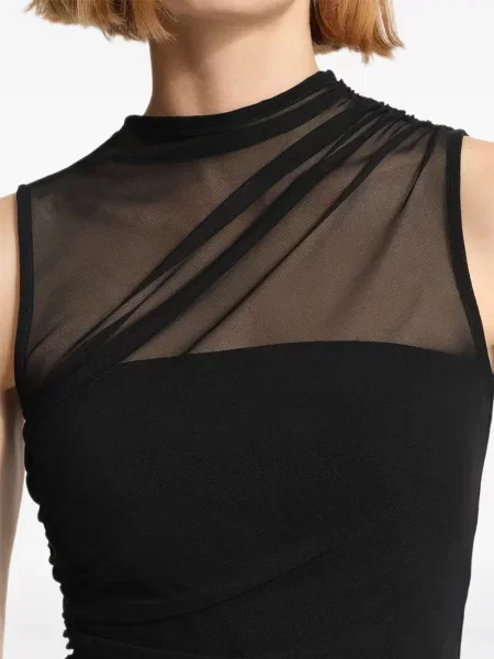 Top Marcella plasă negru