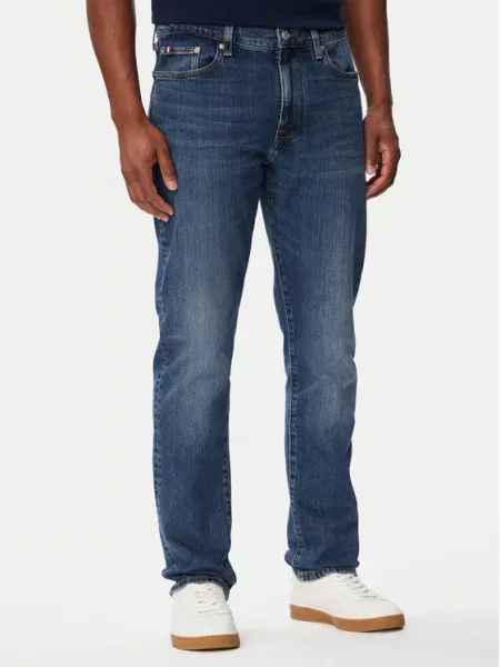 Tommy Hilfiger Blugi Denton Straight Fit albastru