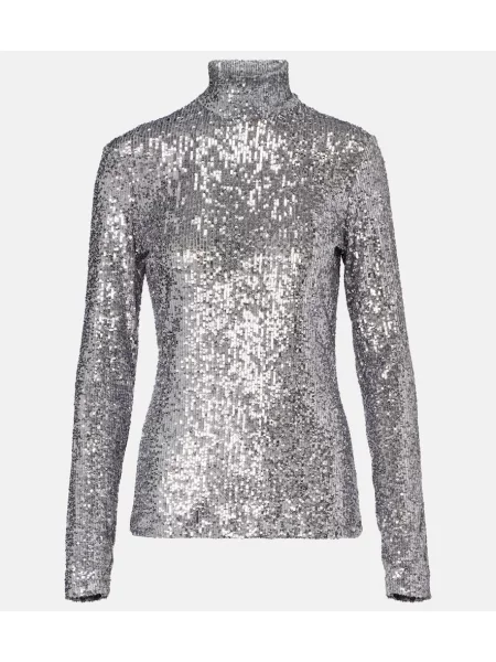 Top Rabanne argintiu