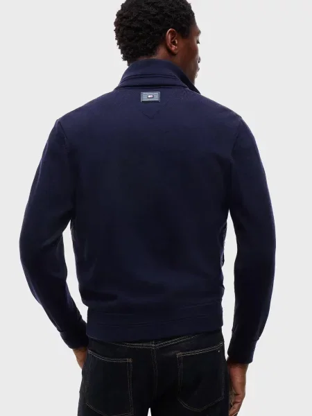Шерстяная куртка Tommy Hilfiger синяя