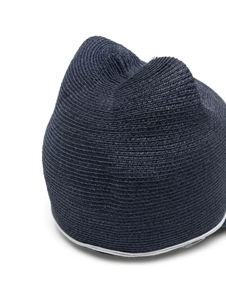 Czapka z daszkiem dziecięca Maison Michel niebieska