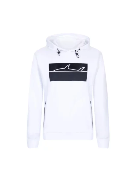Bluza z kapturem Paul & Shark z kapturem biała
