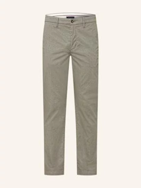 Tommy Hilfiger Chino Kalhoty Straight Fit šedá