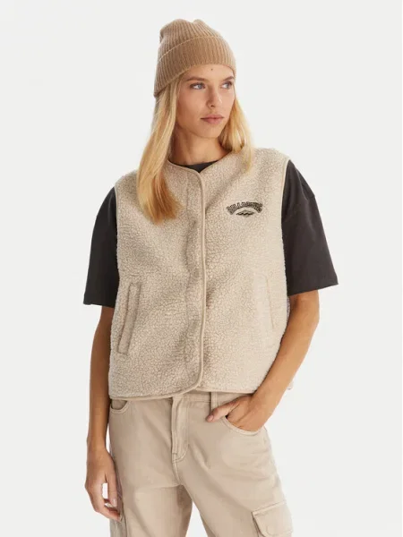 Billabong Športová vesta Be Happy Vest Écru čierna
