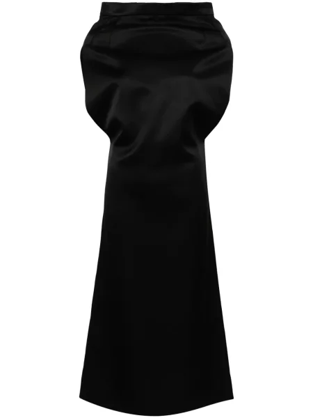 Jedwabna sukienka Alainpaul garniturowa czarna