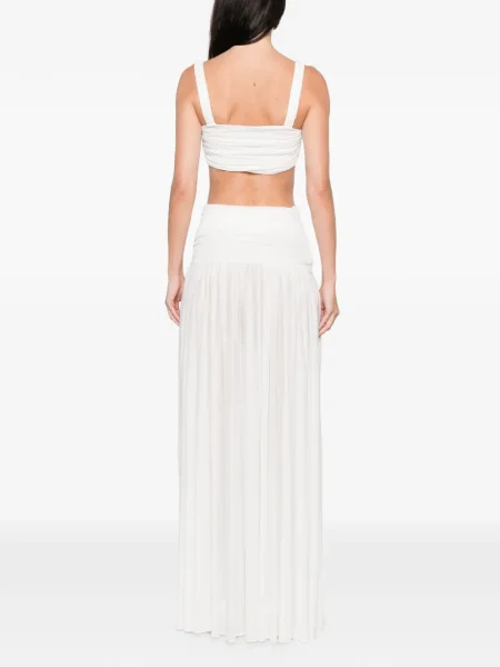 Rochie maxi Christopher Esber alb