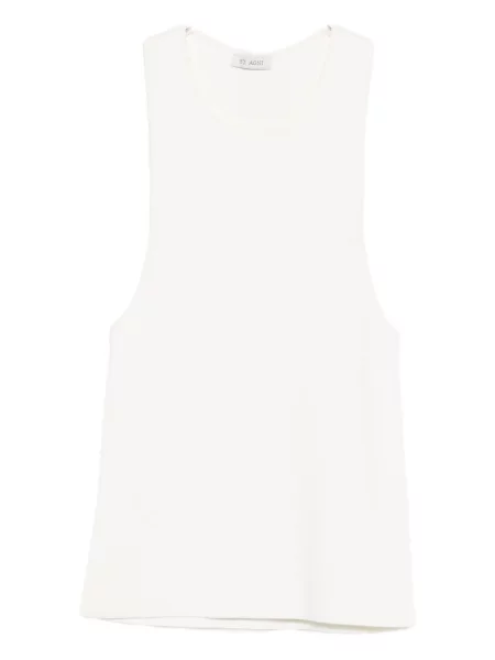 Top St. Agni tricotate alb