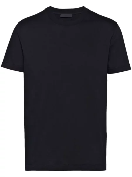 Tricou Prada scurt negru