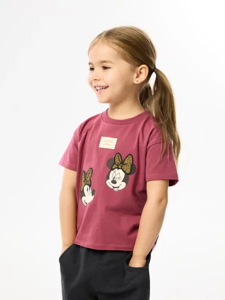 Reserved Tričko Minnie Mouse světle fialová