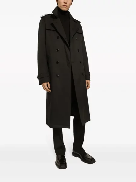 Trenčas Dolce & Gabbana dvieiliai juoda