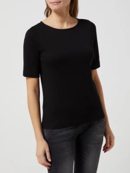 T-shirt z rękawem Christian Berg Woman czarna