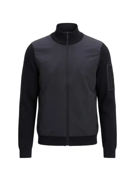 Bluza rozpinana Boss czarna
