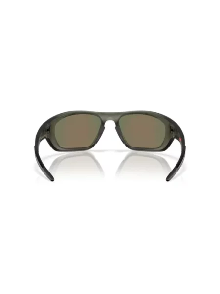 Okulary Oakley Lateralis Matte Olive Ink z soczewkami Prizm Ruby zielone