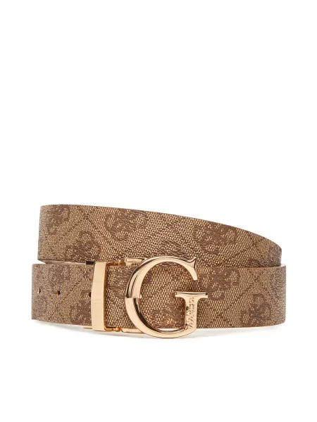 Pas Guess s potiskom bela