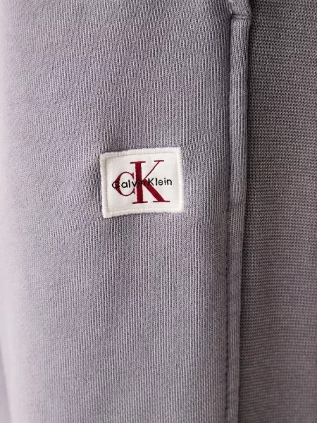Calvin Klein Jeans спортен панталон дамски с сиво