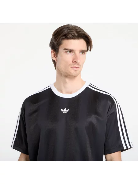 Жакардова тениска Adidas черно