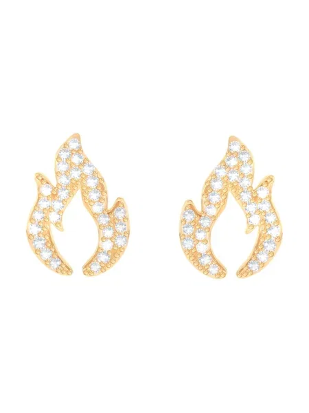 Naušnice Lilou Flame of Love zlatna