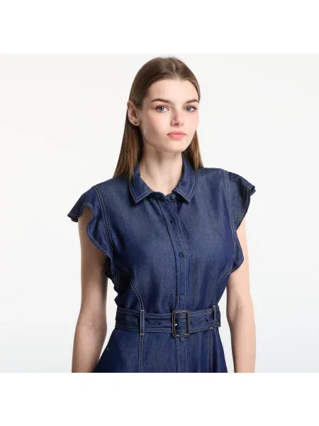 Дънкова рокля Tommy Hilfiger синьо