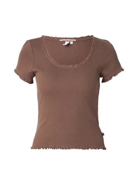 QS Tricou închis maro