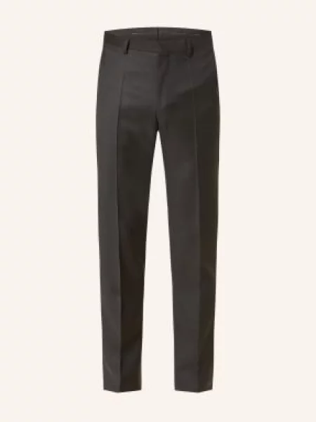 Roy Robson Kalhoty K Obleku Regular Fit dark grey šedé