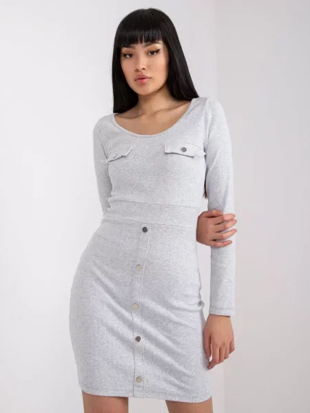 Rochie Fashionhunters de costum gri