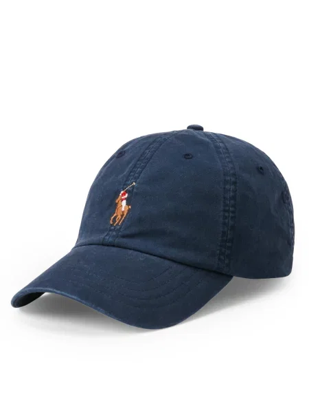 Polo Ralph Lauren Șapcă bleumarin / maro alb